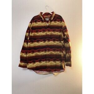 NWOT Woolrich Mens Ruby Navajo Blanket Western Button Down Flannel 2XL